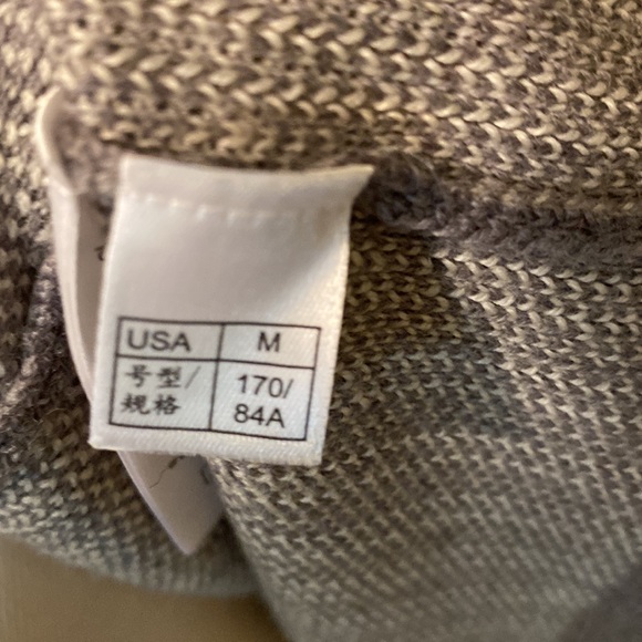 BROOKS BROTHERS extra fine merino wool open front striped cardigan. Size US M. - Picture 7 of 10